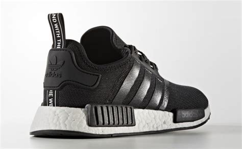 NMD black and white women's